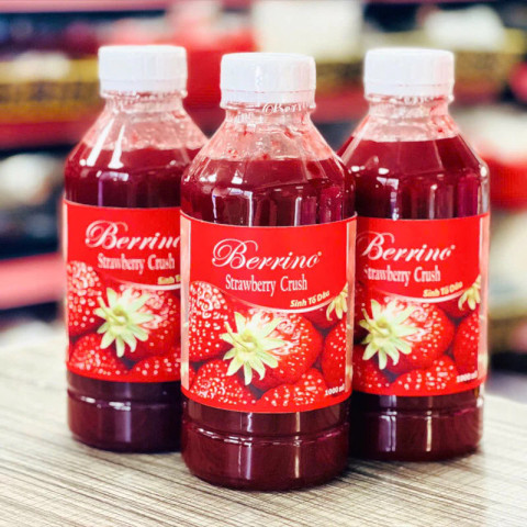 Sinh tố dâu Berrino Strawberry Crush 1L