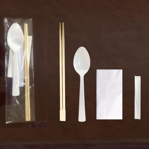 Combo muỗng - đũa - khăn giấy - tăm