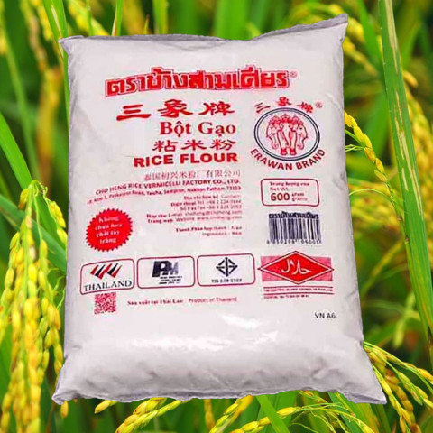 Bột gạo Thái Lan Erawan Brand Rice Flour 600g