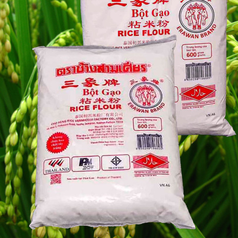 Bột gạo Thái Lan Erawan Brand Rice Flour 600g