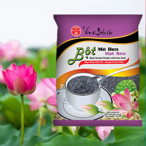 Bột mè đen hạt sen Bích Chi 350gr