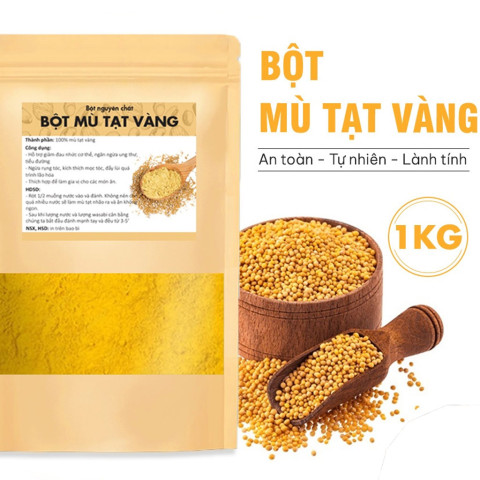Bột mù tạt vàng 1kg