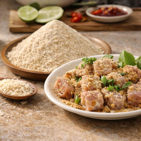 Bột thính trộn mì