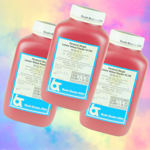 Bột Màu Vàng Chanh Bush Boake Alien 500gr HK1794