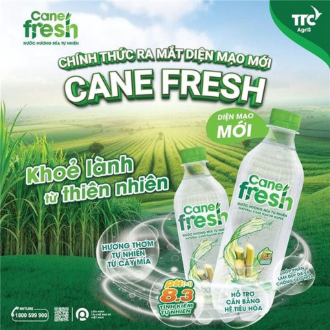 Nước hương mía tự nhiên Cane Fresh 355ml