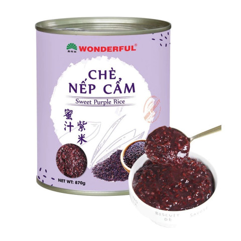 Chè Nếp Cẩm Wonderful Sweet Purple Rice 870gr