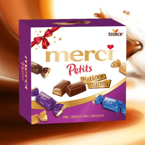 Hộp quà Socola hỗn hợp Merci Finest Selection 250g