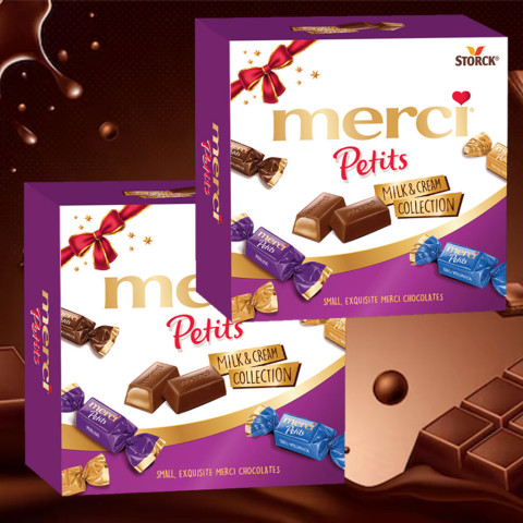 Hộp quà Socola hỗn hợp Merci Finest Selection 250g