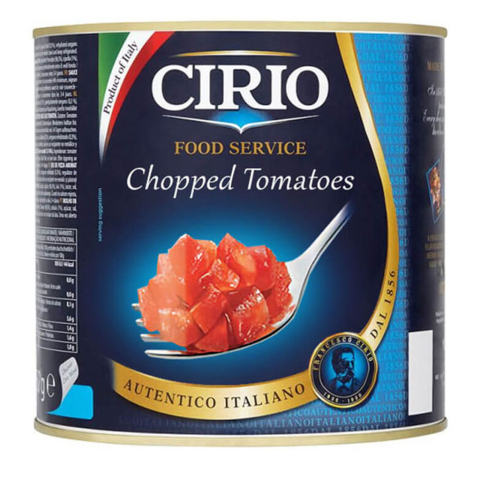 Cà chua bóc vỏ cắt nhỏ Cirio Chopped Tomatoes 2.5kg F122398 