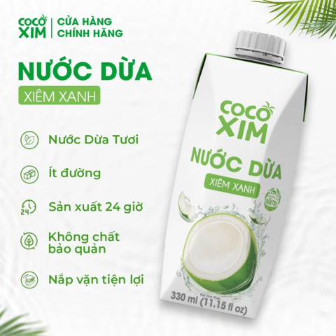 Nước Dừa Cocoxim Coconut Water Original 330ml