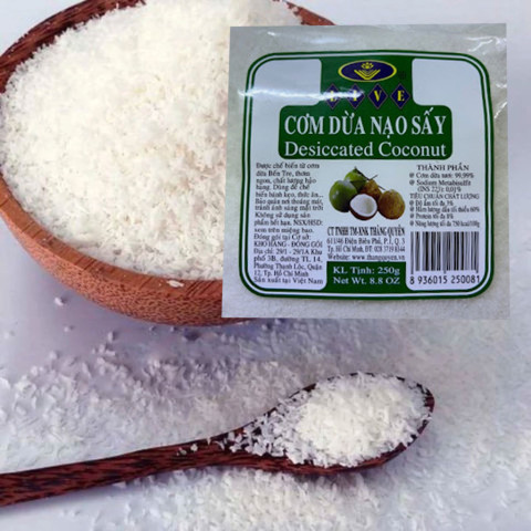 Cơm dừa sấy khô Thăng Quyên 250g