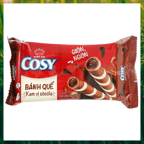 Bánh quế Cosy vị kem socola 117,6 gr