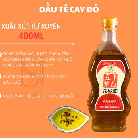 Dầu hoa tiêu đỏ 400ml