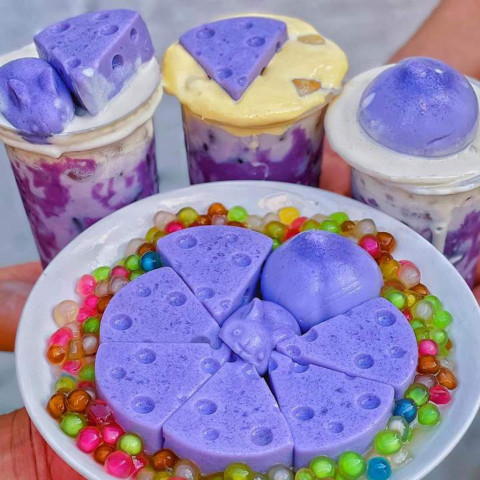 Bột Pudding Khoai Môn DPFood 500g