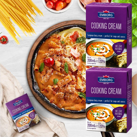 Kem nấu tiệt trùng Emborg UHT Cooking Cream 200ml F122860