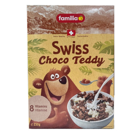 Ngũ cốc sôcôla hình gấu cho trẻ em Familia 250g F122093