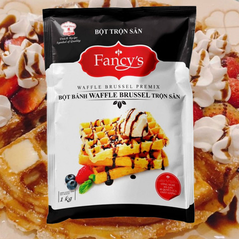 Bột Bánh Trộn Sẵn Fancy’s Waffle Brussel 1kg