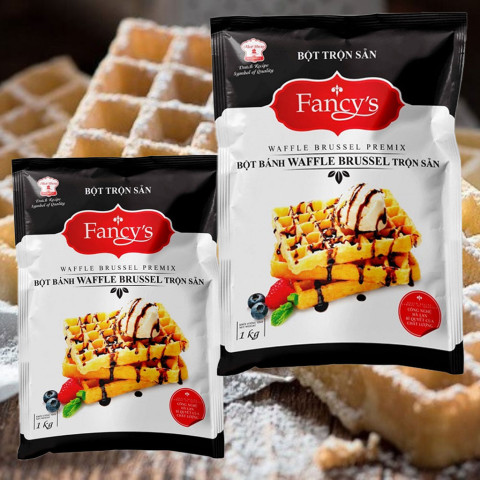 Bột Bánh Trộn Sẵn Fancy’s Waffle Brussel 1kg