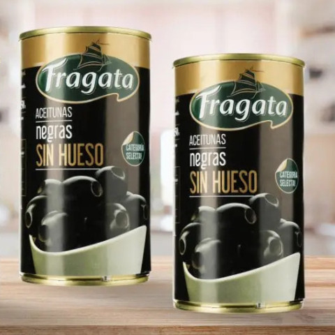 Quả ô liu đen tách hạt Fragata 350g