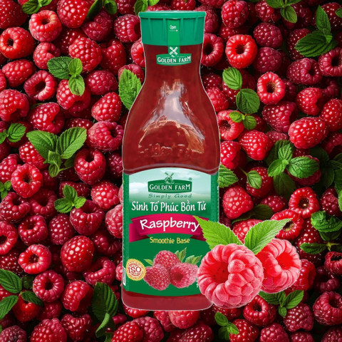 Sinh tố Phúc Bồn Tử Golden Farm Raspberry Smoothie Base 1L