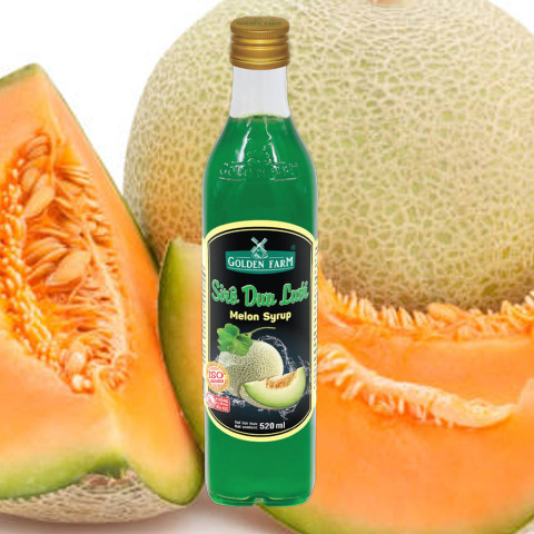 Sirô Dưa Lưới Golden Farm Melon Sirup 520 ml