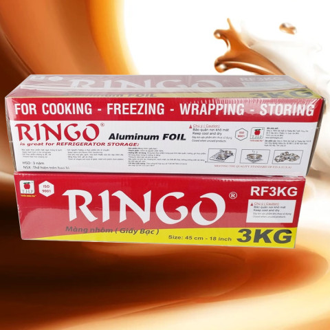 Giấy nướng bánh Ringo Aluminum Foil 0.45m x100m