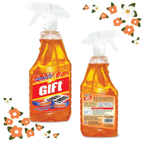Nước lau bếp hương cam Gift Orange Power 540ml