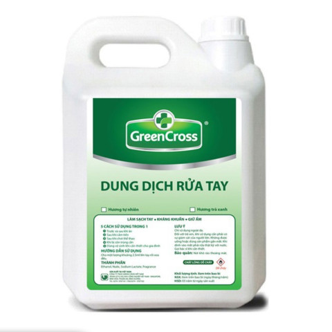Dung dịch rửa tay Green Cross 5 lít