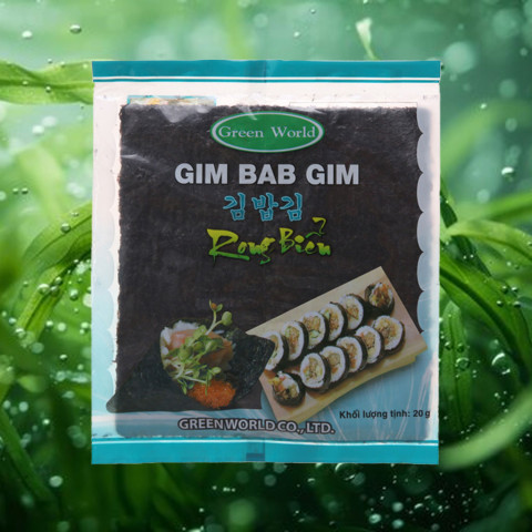 Lá Rong biển cuộn cơm Green World gói 20g