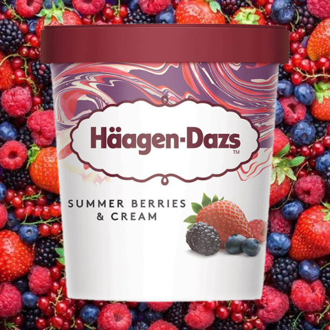 Kem quả mọng Häagen-Dazs Summer Berries 100ml F121885