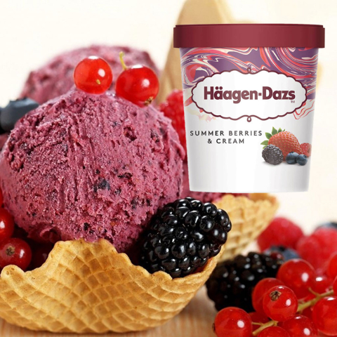 Kem quả mọng Häagen-Dazs Summer Berries 100ml F121885