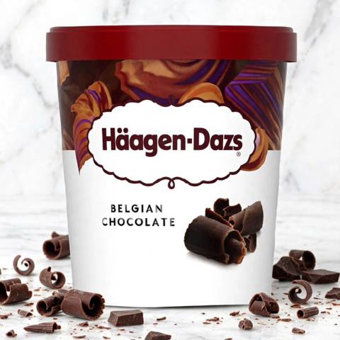 Kem sôcôla Bỉ Häagen-Dazs Belgian Chocolate 473ml F118923