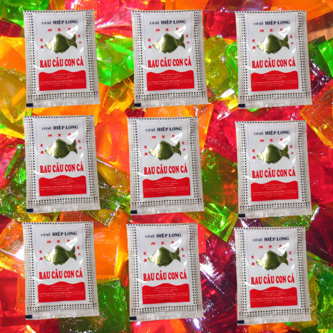 Bột Rau Câu Con Cá Giòn Hiệp Long 500gr