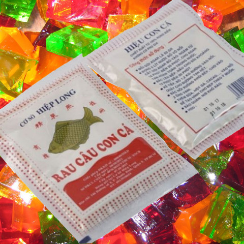 Bột Rau Câu Con Cá Giòn Hiệp Long 500gr