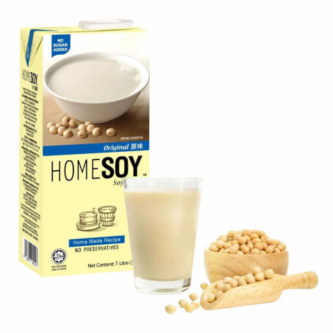 Sữa Đậu Nành Không Đường Homesoy Soya Milk Hộp 1L