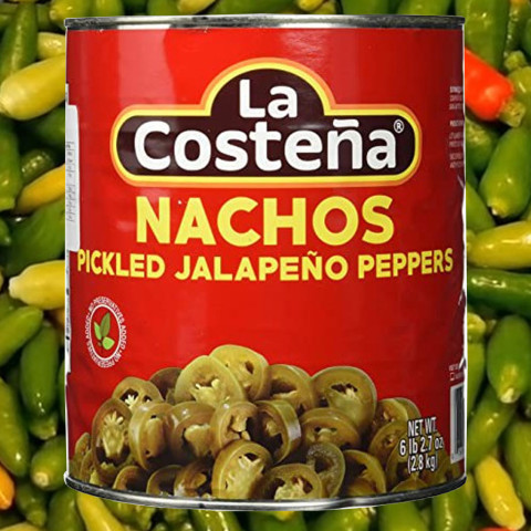 Ớt Cắt Lát Ngâm La Costena Pickled Jalapeno Nacho Slices 2778g