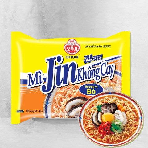 Mì Jin Ramen không cay Ottogi 120g