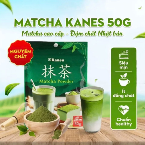 Bột trà xanh Nhật Bản Kanes Matcha Powder 50g