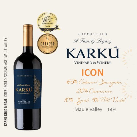 Rượu Vang Đỏ Chile Karku Icon Crepusculo Assemblage