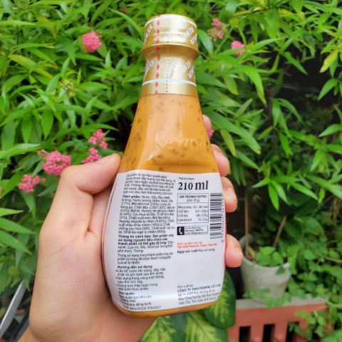 Nước Sốt Mè Rang Vị Ớt và Phô Mai 210ml