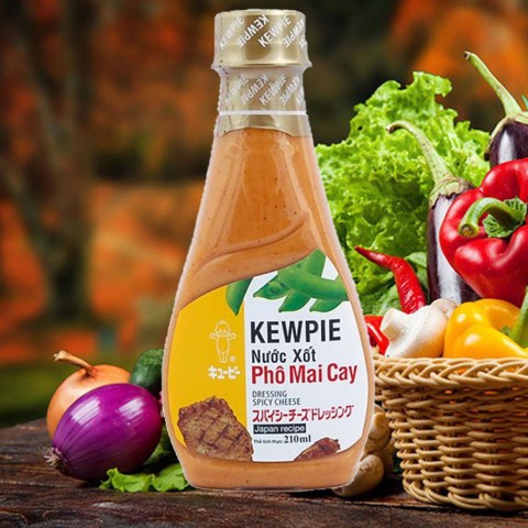Nước sốt phô mai cay Kewpie 210 ml