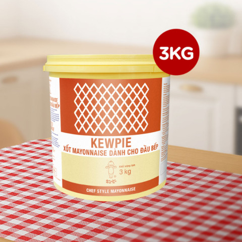 Sốt Mayonnaise Kewpie Dành Cho Đầu Bếp Xô 3kg