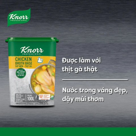 Súp nền thịt gà Knorr 1.5kg