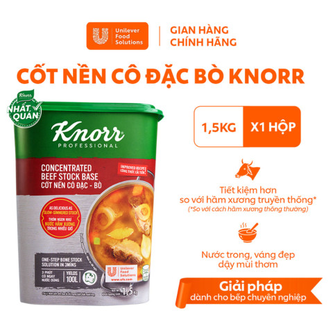 Cốt Nền Cô Đặc Bò Knorr Profesional 1.5kg