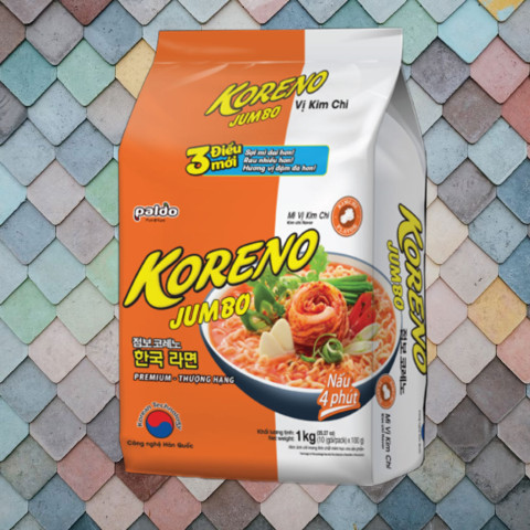 Mì Koreno vị kim chi 1kg