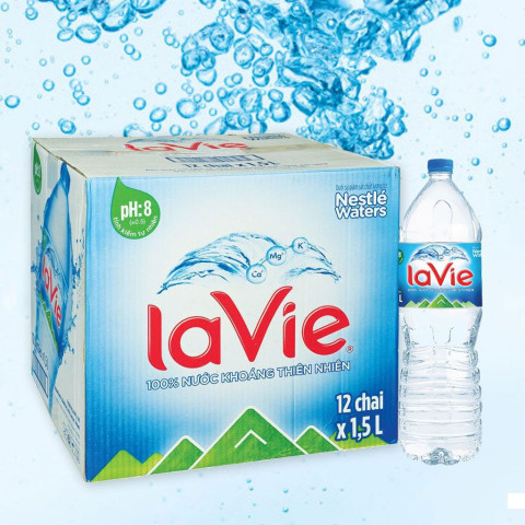 Nước khoáng thiên nhiên Lavie 1.5 lít