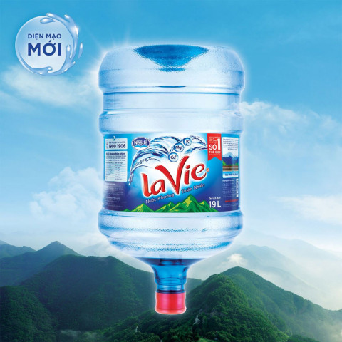 Nước khoáng LaVie bình 19 lít có vòi