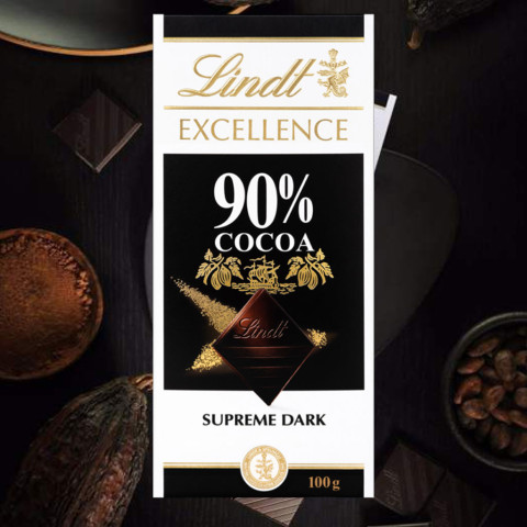 Sôcôla Lindt Excellence 90% Cacao 100g F118896