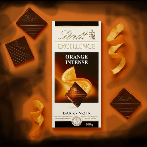 Sôcôla đen vị cam Lindt Excellence Intense Orange 100g F118846
