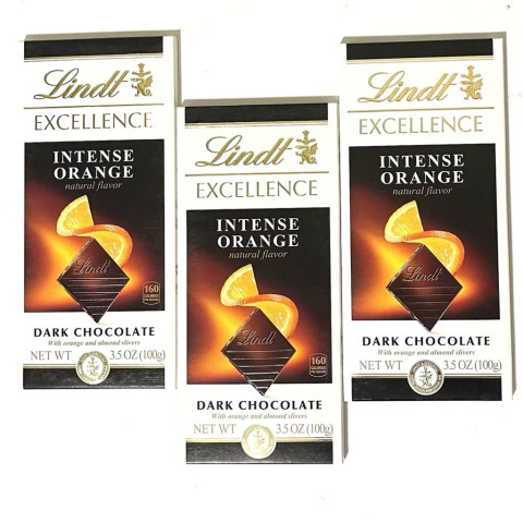 Sôcôla đen vị cam Lindt Excellence Intense Orange 100g F118846